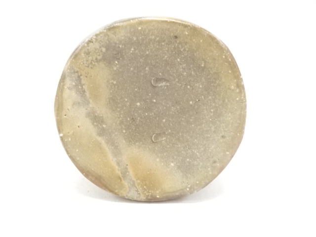  備前焼　伊勢崎紳造　耳付花入